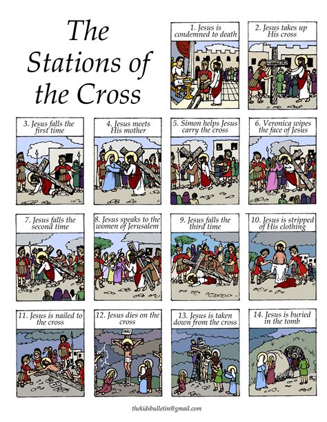 Stations Of The Cross For Kids Printable